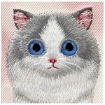 Carcasa Nimmy Big Eyed Pet Cat 2.0 compatibila cu iPhone 16 Pro, Roz 8 - lerato.ro