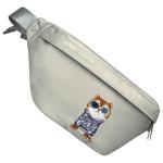 Borseta universala Nimmy Crossbody Glasses Cool Cat, Gri 2 - lerato.ro