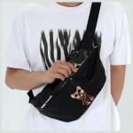 Borseta universala Nimmy Crossbody Glasses Cool Cat, Gri 11 - lerato.ro