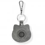 Husa protectie cu breloc Nimmy New Big Eyed Pet 2.0 Cat pentru Pet Tracker, Gri 3 - lerato.ro