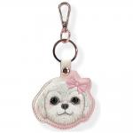 Husa protectie cu breloc Nimmy New Big Eyed Pet 2.0 Dog pentru Pet Tracker, Roz 2 - lerato.ro