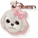 Husa protectie cu breloc Nimmy New Big Eyed Pet 2.0 Dog pentru Pet Tracker, Roz 5 - lerato.ro
