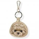 Husa protectie cu breloc Nimmy New Big Eyed Pet 2.0 Dog pentru Pet Tracker, Maro 2 - lerato.ro