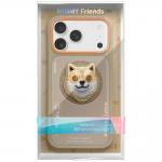 Carcasa Nimmy Glasses Cool Dog cu MagSafe compatibila cu iPhone 17, Bej 3 - lerato.ro