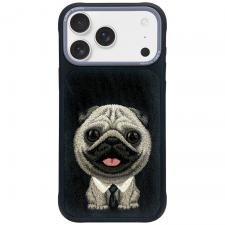 Carcasa Nimmy Big Eyed Pet 2.0 Dog compatibila cu iPhone 17 Pro, Negru