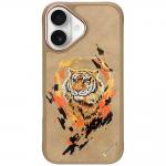 Carcasa Nimmy Tiger cu MagSafe compatibila cu iPhone 16, Maro 2 - lerato.ro