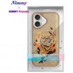 Carcasa Nimmy Tiger cu MagSafe compatibila cu iPhone 16, Maro 16 - lerato.ro