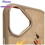 Carcasa Nimmy Tiger cu MagSafe compatibila cu iPhone 16, Maro 11 - lerato.ro