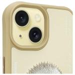 Carcasa Nimmy Glasses Cool Dog compatibila cu iPhone 15, Khaki 4 - lerato.ro