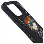 Carcasa Nimmy Glasses Cool Cat compatibila cu iPhone 15 Pro, Negru 5 - lerato.ro