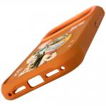 Carcasa Nimmy Cool and Cute 2.0 Cat compatibila cu iPhone 17 Pro, Portocaliu 6 - lerato.ro