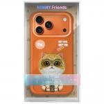 Carcasa Nimmy Cool and Cute 2.0 Cat compatibila cu iPhone 17 Pro, Portocaliu 8 - lerato.ro