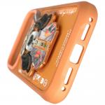 Carcasa Nimmy Cool and Cute 2.0 Dog cu Magnetic Pendant compatibila cu iPhone 17 Pro, Portocaliu 4 - lerato.ro