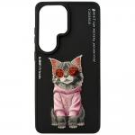 Carcasa Nimmy Glasses Cool Cat compatibila cu Samsung Galaxy S26 Ultra, Negru 2 - lerato.ro