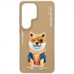 Carcasa Nimmy Glasses Cool Dog compatibila cu Samsung Galaxy S26 Ultra, Bej 2 - lerato.ro