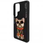 Carcasa Nimmy Glasses Cool Dog compatibila cu Samsung Galaxy S26 Ultra, Negru 3 - lerato.ro