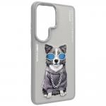 Carcasa Nimmy Glasses Cool Dog compatibila cu Samsung Galaxy S26 Ultra, Gri 4 - lerato.ro