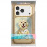 Husa Nimmy Gentle Pets Series Dog cu MagSafe compatibila cu iPhone 17 Pro Max, Maro 8 - lerato.ro