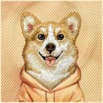 Husa Nimmy Gentle Pets Series Dog cu MagSafe compatibila cu iPhone 17 Pro, Portocaliu 7 - lerato.ro