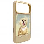 Husa Nimmy Gentle Pets Series Dog cu MagSafe compatibila cu iPhone 17 Pro, Maro 4 - lerato.ro