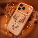 Husa Nimmy Deer cu MagSafe compatibila cu iPhone 17 Pro Max, Portocaliu 9 - lerato.ro