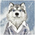 Husa Nimmy Gentle Pets Series Dog cu MagSafe compatibila cu iPhone 17 Pro, Gri 7 - lerato.ro