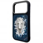 Husa Nimmy Horse cu MagSafe compatibila cu iPhone 17 Pro, Navy Blue 3 - lerato.ro