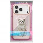 Husa Nimmy Lucky Fashion Cat cu MagSafe compatibila cu iPhone 17 Pro Max, Roz 8 - lerato.ro