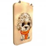 Suport universal pentru telefon Nimmy New Big-Eye Cute Pets 2.0 Dog, Poate fi folisit ca si portofel, Maro 7 - lerato.ro