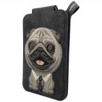 Suport universal pentru telefon Nimmy New Big-Eye Cute Pets 2.0 Dog, Poate fi folisit ca si portofel, Negru 5 - lerato.ro