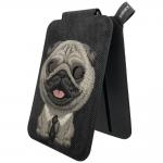 Suport universal pentru telefon Nimmy New Big-Eye Cute Pets 2.0 Dog, Poate fi folisit ca si portofel, Negru 6 - lerato.ro
