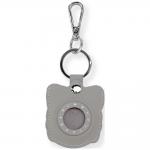 Husa protectie cu breloc Nimmy Glasses Cool and Cute Dog, Gri 3 - lerato.ro