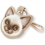 Husa protectie cu breloc Nimmy Big Eyed Pet 2.0 Cat, Maro 4 - lerato.ro