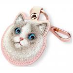 Husa protectie cu breloc Nimmy Big Eyed Pet 2.0 Cat, Roz 4 - lerato.ro