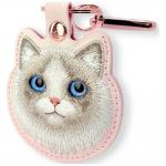 Husa protectie cu breloc Nimmy Big Eyed Pet 2.0 Cat, Roz 5 - lerato.ro