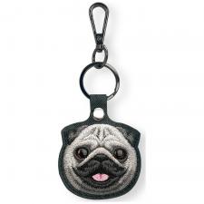 Fashion, Husa protectie cu breloc Nimmy Big Eyed Pet 2.0 Dog, Negru, lerato.ro