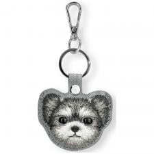 Fashion, Husa protectie cu breloc Nimmy Big Eyed Pet 2.0 Dog, Gri, lerato.ro