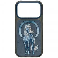 Huse si carcase iPhone 18 Pro, Husa Nimmy Magnetic Fantasy Animal cu MagSafe compatibila cu iPhone 18 Pro / 17 Pro, Albastru, lerato.ro