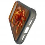 Husa Nimmy Magnetic Fantasy Animal cu MagSafe compatibila cu iPhone 18 Pro / 17 Pro, Portocaliu 8 - lerato.ro