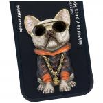 Husa Nimmy Glasses Cool Dog compatibila cu iPhone 18 Pro / 17 Pro, Negru 6 - lerato.ro