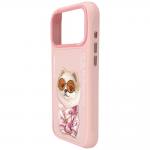 Husa Nimmy Glasses Cool Dog compatibila cu iPhone 18 Pro / 17 Pro, Roz 4 - lerato.ro