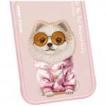 Husa Nimmy Glasses Cool Dog compatibila cu iPhone 18 Pro / 17 Pro, Roz 6 - lerato.ro