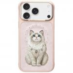 Husa Nimmy Lucky Fashion Cat cu MagSafe compatibila cu iPhone 18 Pro / 17 Pro, Roz 2 - lerato.ro
