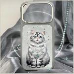 Husa Nimmy Lucky Fashion Cat cu MagSafe compatibila cu iPhone 18 Pro / 17 Pro, Gri 8 - lerato.ro