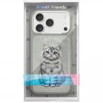 Husa Nimmy Lucky Fashion Cat cu MagSafe compatibila cu iPhone 18 Pro / 17 Pro, Gri 9 - lerato.ro