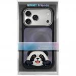 Husa Nimmy Big Eyed Lying Giant Panda cu MagSafe compatibila cu iPhone 18 Pro / 17 Pro, Negru 8 - lerato.ro