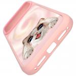Husa Nimmy Big Eyed Lying Ragdoll Cat cu MagSafe compatibila cu iPhone 18 Pro / 17 Pro, Roz 4 - lerato.ro