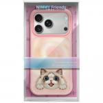 Husa Nimmy Big Eyed Lying Ragdoll Cat cu MagSafe compatibila cu iPhone 18 Pro / 17 Pro, Roz 8 - lerato.ro