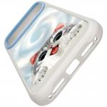 Husa Nimmy Big Eyed Lying Silver Shaded Cat cu MagSafe compatibila cu iPhone 18 Pro Max / 17 Pro Max, Gri 4 - lerato.ro
