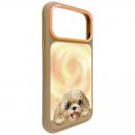 Husa Nimmy Big Eyed Lying Teddy Poodle cu MagSafe compatibila cu iPhone 18 Pro / 17 Pro, Maro 6 - lerato.ro